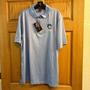 Harrington Polo Shirt Men’s L Large - Cap’n Crunch Embroidered Logo Quaker NWT